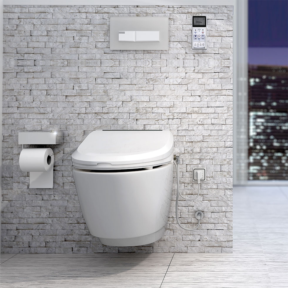 USPA cover with electronic bidet use